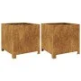 Pflanzkübel 2 Stück aus rostigem Stahl 40x40x40 cm von , Töpfe und Pflanzgefäße - Ref: Foro24-851212, Preis: 99,83 €, Rabatt: %