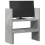 Organizador de escritorio ajustable gris hormigón 40x17x41 cm by , Computer bases and risers - Ref: Foro24-854763, Price: 22,...