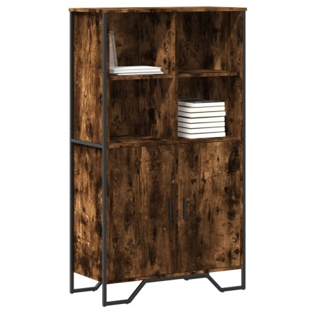 Aparador alto madera ingeniería roble ahumado 79,5x35,5x137,5cm by , Sideboards - Ref: Foro24-3295309, Price: 115,74 €, Disco...