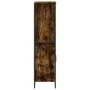 Aparador alto madera ingeniería roble ahumado 79,5x35,5x137,5cm de , Aparadores - Ref: Foro24-3295309, Precio: 114,33 €, Desc...
