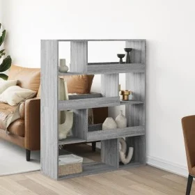 Regal aus Sonoma-Engineering-Holz in Grau, 100x33x125,5 cm. von , Bücherregale und Regale - Ref: Foro24-3309335, Preis: 99,90...