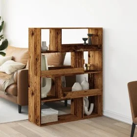 Estantería de madera de ingeniería envejecida 100x33x125,5 cm by , Bookcases and shelves - Ref: Foro24-3309337, Price: 133,45...
