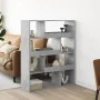 Separador de ambientes madera gris hormigón 100x33x125,5 cm de , Librerías y estanterías - Ref: Foro24-3309486, Precio: 97,33...