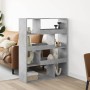 Separador de ambientes madera gris hormigón 100x33x125,5 cm by , Bookcases and shelves - Ref: Foro24-3309486, Price: 98,53 €,...