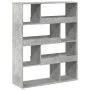Separador de ambientes madera gris hormigón 100x33x125,5 cm de , Librerías y estanterías - Ref: Foro24-3309486, Precio: 97,33...