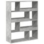 Separador de ambientes madera gris hormigón 100x33x125,5 cm by , Bookcases and shelves - Ref: Foro24-3309486, Price: 98,53 €,...
