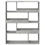 Separador de ambientes madera gris hormigón 100x33x125,5 cm de , Librerías y estanterías - Ref: Foro24-3309486, Precio: 97,33...