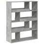 Raumteiler aus Holz in Grau-Betonoptik, 100x33x125,5 cm. von , Bücherregale und Regale - Ref: Foro24-3309486, Preis: 97,33 €,...