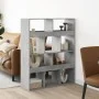 Separador de ambientes madera gris hormigón 100x33x125,5 cm de , Librerías y estanterías - Ref: Foro24-3309522, Precio: 97,63...