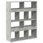 Separador de ambientes madera gris hormigón 100x33x125,5 cm by , Bookcases and shelves - Ref: Foro24-3309522, Price: 98,86 €,...