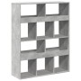 Raumteiler aus Holz in Grau-Betonoptik, 100x33x125,5 cm. von , Bücherregale und Regale - Ref: Foro24-3309522, Preis: 98,86 €,...