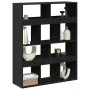 Separador de ambientes madera ingeniería negro 100x33x125,5 cm de , Librerías y estanterías - Ref: Foro24-3309520, Precio: 97...