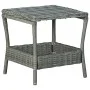 Light gray synthetic rattan garden table 45x45x46.5 cm by vidaXL, Garden tables - Ref: Foro24-313307, Price: 73,98 €, Discoun...