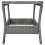 Light gray synthetic rattan garden table 45x45x46.5 cm by vidaXL, Garden tables - Ref: Foro24-313307, Price: 73,98 €, Discoun...