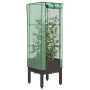 Arriate con cubierta invernadero aspecto ratán 40x40x140 cm by , Pots and planters - Ref: Foro24-4015804, Price: 41,47 €, Dis...