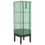 Hochbeet mit Gewächshausabdeckung im Rattan-Look 40x40x140 cm von , Töpfe und Pflanzgefäße - Ref: Foro24-4015804, Preis: 42,1...