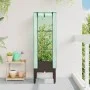 Arriate con cubierta invernadero aspecto ratán 40x40x140 cm by , Pots and planters - Ref: Foro24-4015804, Price: 41,47 €, Dis...