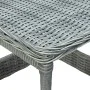 Light gray synthetic rattan garden table 45x45x46.5 cm by vidaXL, Garden tables - Ref: Foro24-313307, Price: 73,98 €, Discoun...
