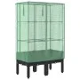 Arriate con cubierta invernadero aspecto ratán 80x40x140 cm by , Pots and planters - Ref: Foro24-4015819, Price: 79,19 €, Dis...