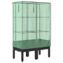 Hochbeet mit Gewächshausabdeckung im Rattan-Look 80x40x140 cm von , Töpfe und Pflanzgefäße - Ref: Foro24-4015819, Preis: 80,4...