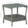 Hellgrauer Gartentisch aus synthetischem Rattan, 45 x 45 x 46,5 cm von vidaXL, Gartentische - Ref: Foro24-313307, Preis: 73,9...