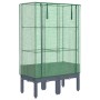 Hochbeet mit Gewächshausabdeckung im Rattan-Look 80x40x140 cm von , Töpfe und Pflanzgefäße - Ref: Foro24-4015833, Preis: 87,6...