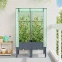 Arriate con cubierta invernadero aspecto ratán 80x40x140 cm by , Pots and planters - Ref: Foro24-4015833, Price: 86,12 €, Dis...