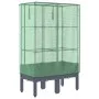Hochbeet mit Gewächshausabdeckung im Rattan-Look 80x40x140 cm von , Töpfe und Pflanzgefäße - Ref: Foro24-4015833, Preis: 86,1...