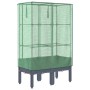 Hochbeet mit Gewächshausabdeckung im Rattan-Look 80x40x140 cm von , Töpfe und Pflanzgefäße - Ref: Foro24-4015833, Preis: 87,6...