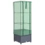 Arriate con cubierta invernadero aspecto ratán 40x40x139 cm by , Pots and planters - Ref: Foro24-4015827, Price: 54,83 €, Dis...