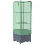 Arriate con cubierta invernadero aspecto ratán 40x40x139 cm by , Pots and planters - Ref: Foro24-4015827, Price: 54,83 €, Dis...