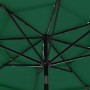Sombrilla de 3 niveles con poste de aluminio verde 3 m de vidaXL, Sombrillas - Ref: Foro24-313869, Precio: 86,95 €, Descuento: %