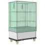 Arriate con cubierta invernadero aspecto ratán 80x50x182 cm by , Pots and planters - Ref: Foro24-4015850, Price: 132,35 €, Di...