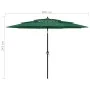Sombrilla de 3 niveles con poste de aluminio verde 3 m de vidaXL, Sombrillas - Ref: Foro24-313869, Precio: 85,89 €, Descuento: %