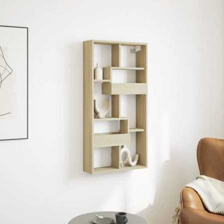 Armario de pared madera ingeniería roble Sonoma 50x15x100 cm by , Shelves and shelves - Ref: Foro24-854555, Price: 43,35 €, D...