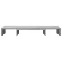 Soporte elevador pantalla ajustable gris Sonoma 80x24x10,5 cm by , Computer bases and risers - Ref: Foro24-854639, Price: 24,...