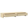 Soporte monitor y cajones madera roble Sonoma 100x27x15 cm von , Computersockel und -erhöhungen - Ref: Foro24-854672, Preis: ...