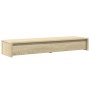 Soporte monitor y cajones madera roble Sonoma 100x27x15 cm von , Computersockel und -erhöhungen - Ref: Foro24-854672, Preis: ...
