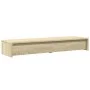 Soporte monitor y cajones madera roble Sonoma 100x27x15 cm by , Computer bases and risers - Ref: Foro24-854672, Price: 52,72 ...
