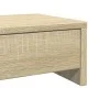 Soporte monitor y cajones madera roble Sonoma 100x27x15 cm by , Computer bases and risers - Ref: Foro24-854672, Price: 52,72 ...