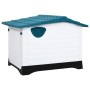 Caseta para perros polipropileno azul 90,5x68x66 cm de vidaXL, Casetas para perros - Ref: Foro24-152229, Precio: 128,08 €, De...