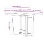 Mesa de comedor plegable mariposa Corona madera pino marrón von , Küchen- und Esstische - Ref: Foro24-4013433, Preis: 197,52 ...