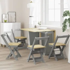 Sillas de comedor plegables 4 uds Corona madera pino gris von , Klapphocker und Stühle - Ref: Foro24-4013438, Preis: 165,01 €...