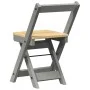 Sillas de comedor plegables 4 uds Corona madera pino gris by , Folding stools and chairs - Ref: Foro24-4013438, Price: 165,01...