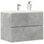 Mueble de baño madera de ingeniería gris hormigón 60x38,5x45 cm de , Muebles de baño - Ref: Foro24-856242, Precio: 43,85 €, D...