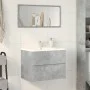 Mueble de baño madera de ingeniería gris hormigón 60x38,5x45 cm de , Muebles de baño - Ref: Foro24-856242, Precio: 43,85 €, D...