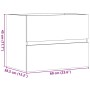 Mueble de baño madera de ingeniería gris hormigón 60x38,5x45 cm von , Badezimmermöbel - Ref: Foro24-856242, Preis: 42,85 €, R...