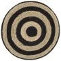Handmade black pouf 45x30 cm jute by , Ottomans - Ref: Foro24-248075, Price: 68,22 €, Discount: %