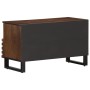 Mueble de TV madera maciza mango marrón 80x34x46 cm de , Almacenamiento para CD y DVD - Ref: Foro24-377521, Precio: 74,06 €, ...