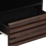 Mueble de TV madera maciza mango marrón 80x34x46 cm de , Almacenamiento para CD y DVD - Ref: Foro24-377521, Precio: 74,06 €, ...